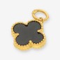 Colgante trébol con Ónix y oro 18kt