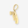 Colgante pistola oro
