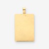 Colgante placa oro