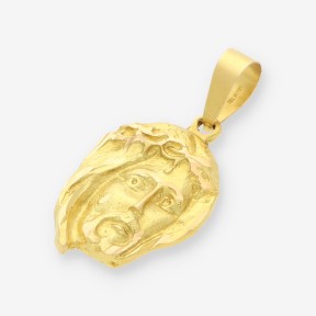 Colgante cara cristo oro 18kt