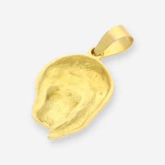 Colgante cara cristo oro