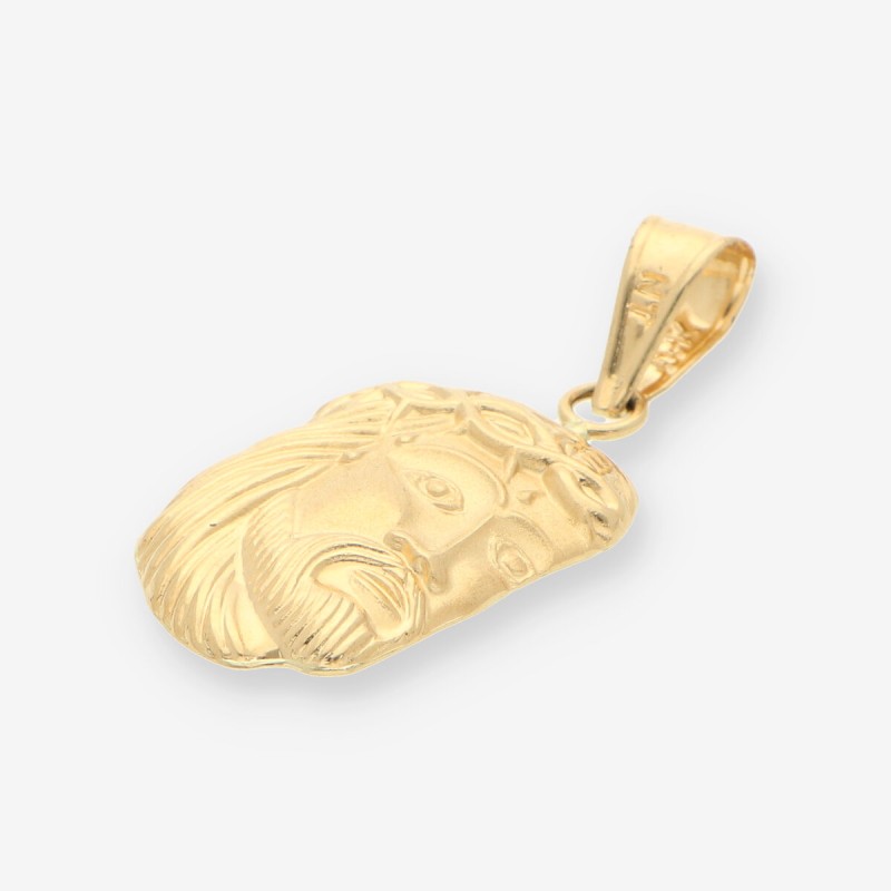 Colgante cara Cristo oro