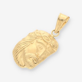 Colgante cara Cristo oro