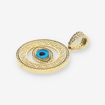 Colgante ojo turco oro