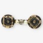 Broche Vintage oro 18kt con perla y Diamantes
