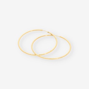 Pendientes aro oro 18kt