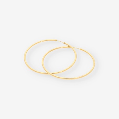 Pendientes aro oro 18kt