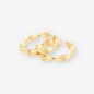 Pendientes aro rizados oro 18kt
