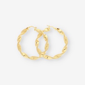 Pendientes aro oro Graziella