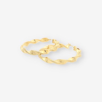 Pendientes aro oro Graziella