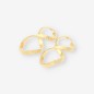 Pendientes aro infinito oro 18kt