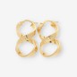 Pendientes oro 18kt forma infinito