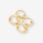 Pendientes oro 18kt forma infinito