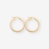 Pendientes aro oro dibujo Versace
