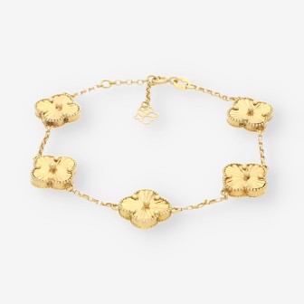 Pulsera Trebol oro