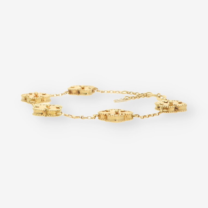 Pulsera Trebol oro