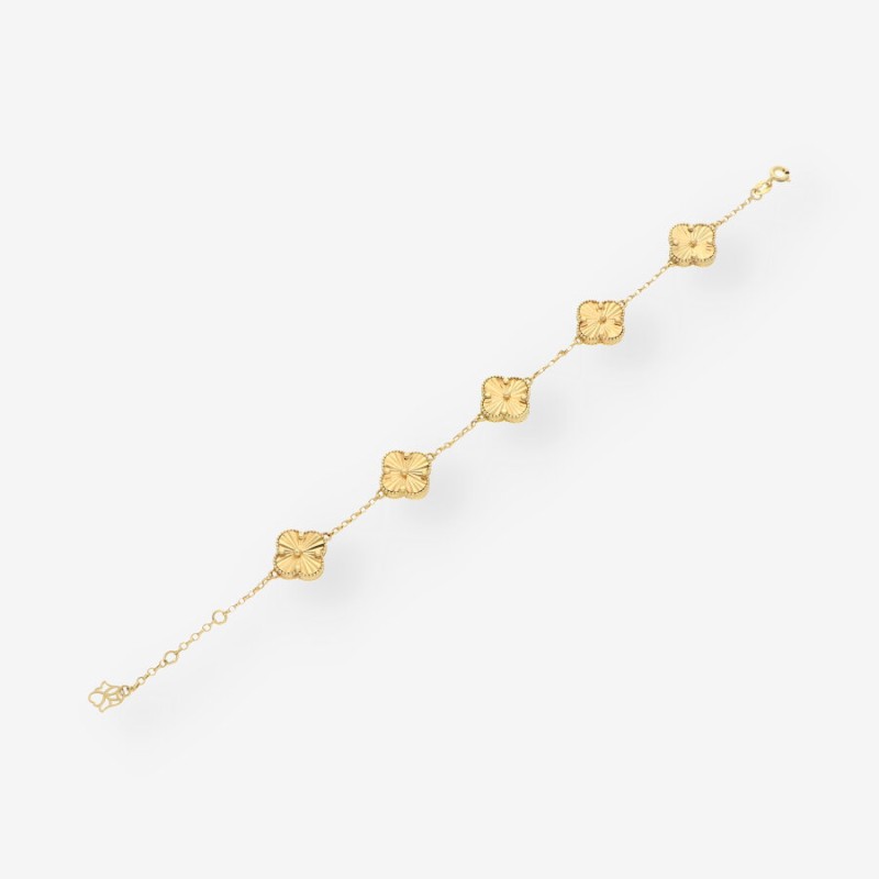 Pulsera Trebol oro