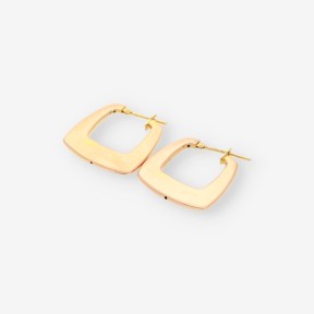 Pendientes aro en oro 18kt