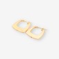 Pendientes aro en oro 18kt