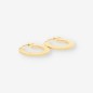 Pendientes aro plano en oro 18kt