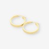 Pendientes aro aro dibujo Versace
