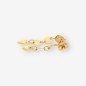 Pendientes largos en oro 18kt con corazón