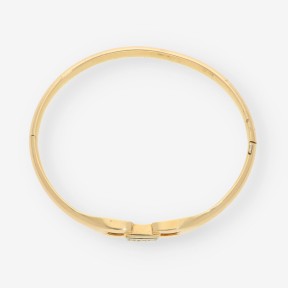 Esclava oro 18kt y brillantes