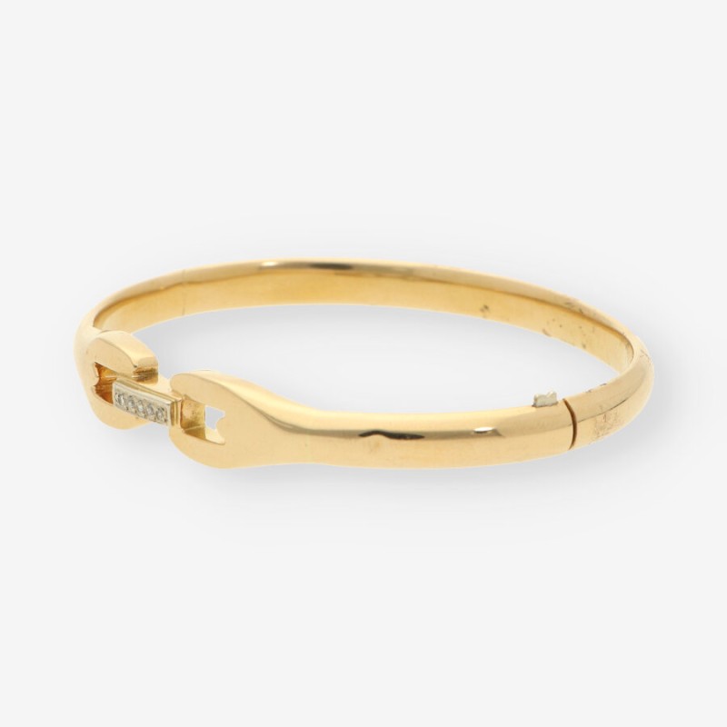 Esclava oro y brillantes