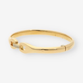 Esclava oro y brillantes