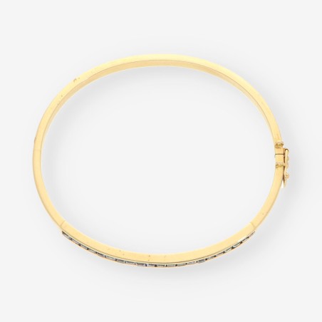 Esclava zafiros y oro 18kt