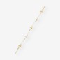 Pulsera delfines oro 18kt blanco y amarillo