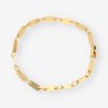 Pulsera plaquitas oro