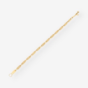 Pulsera plaquitas oro