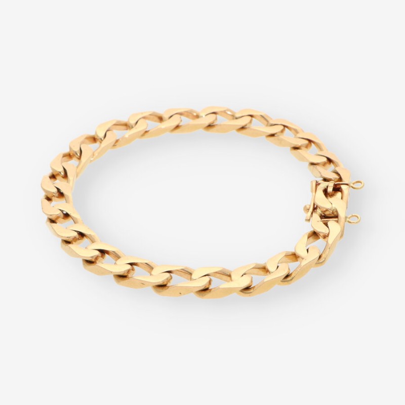 Pulsera oro 18kt barbada