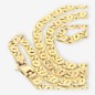 Cadena plana oro 18kt 60cm