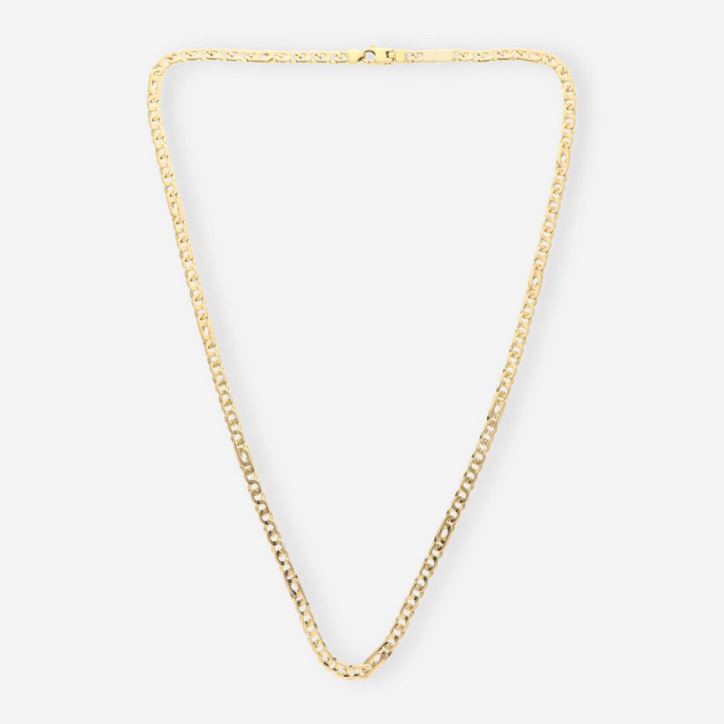 Cadena plana oro 18kt 61cm