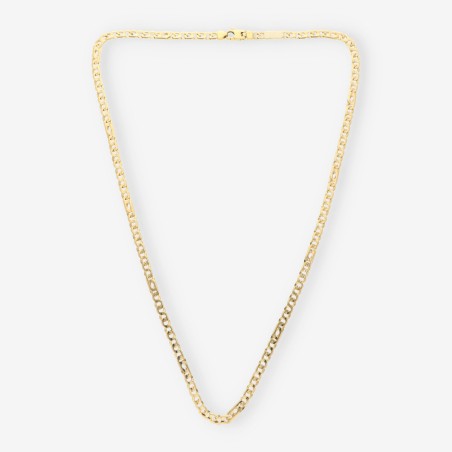 Cadena plana oro