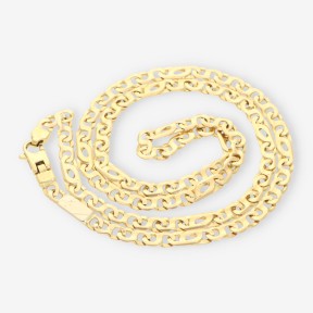 Cadena plana oro 18kt 61cm