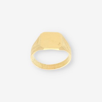 Anillo sello oro