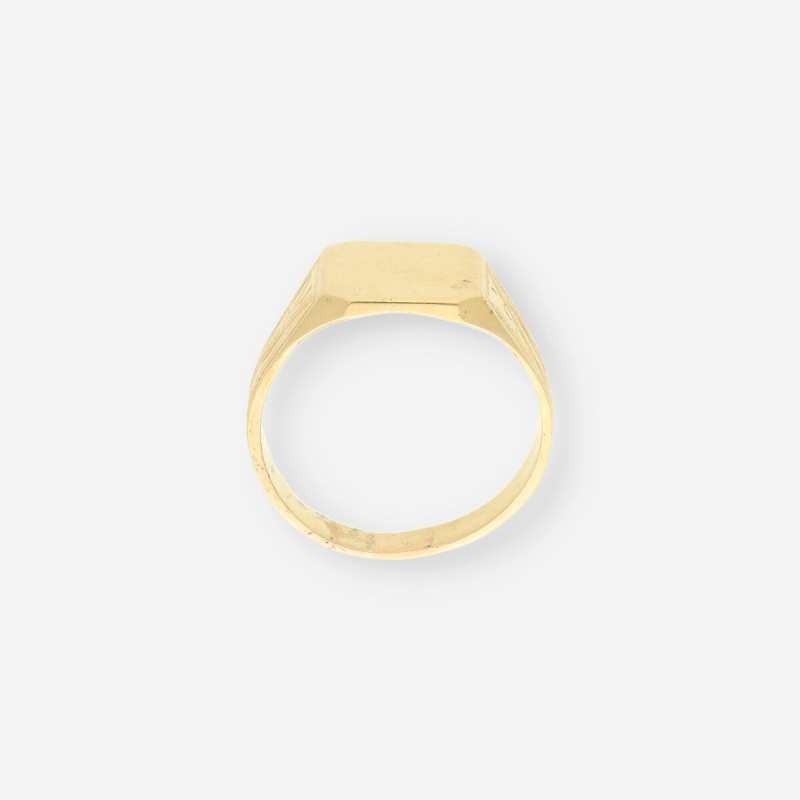 Anillo sello oro