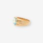 Anillo piedra azul y oro 18kt