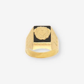 Anillo en oro 18kt con Onix