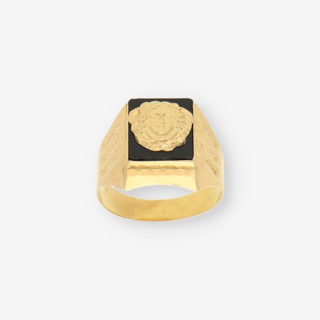 Anillo en oro 18kt con Onix