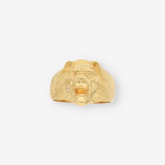 Anillo leÃ³n oro