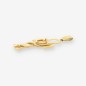 Colgante  cruz Ankh con  serpiente oro 18kt