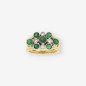 Anillo Esmeralda oro 18kt y brillantes