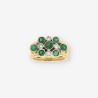 Anillo Esmeralda oro y brillantes