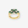 Anillo Esmeralda oro y brillantes