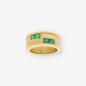 Anillo Esmeralda y oro 18kt