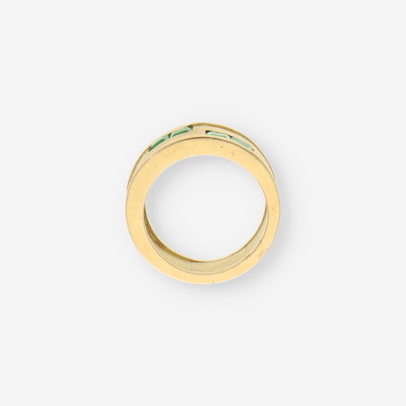 Anillo Esmeralda y oro